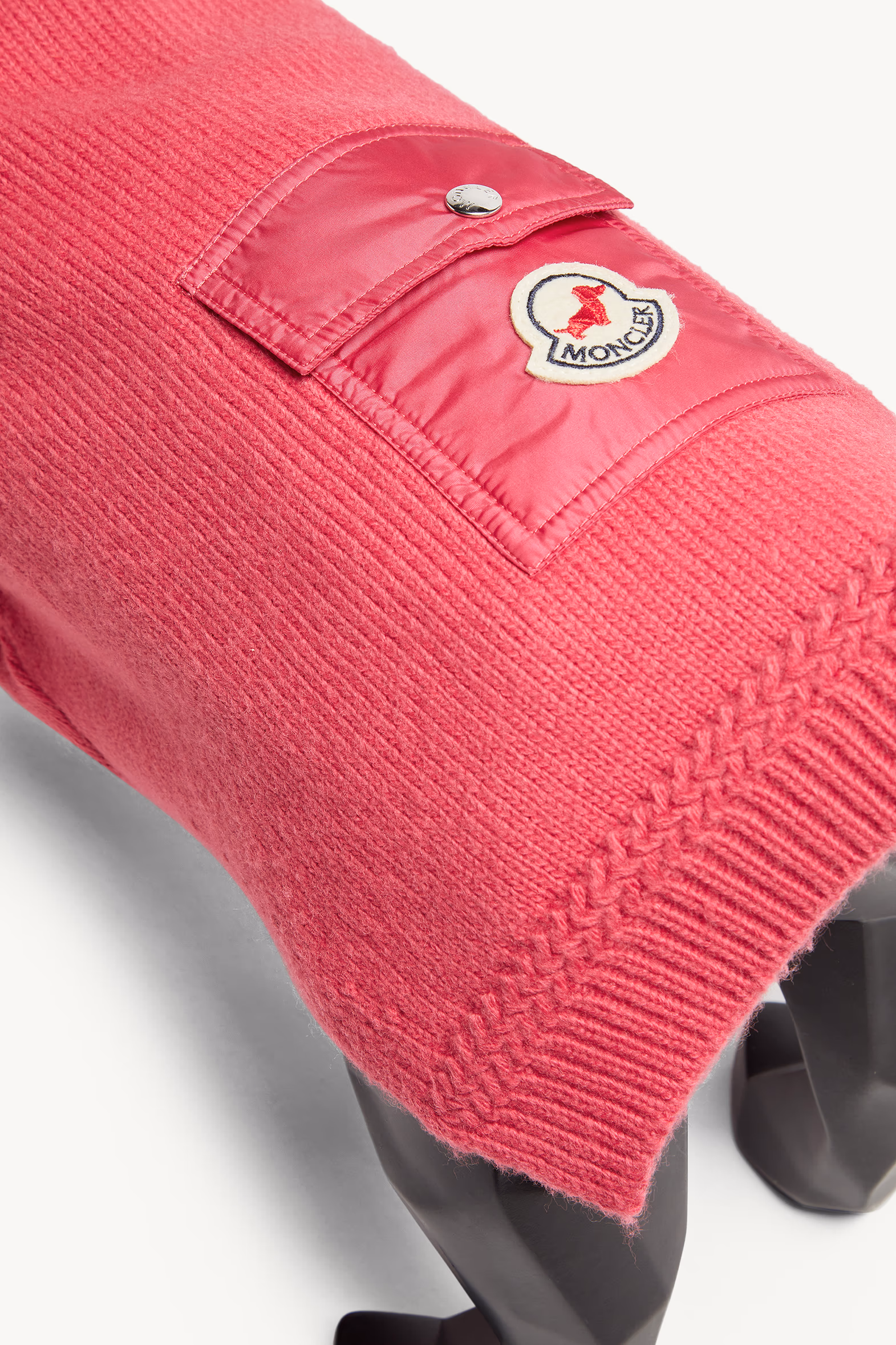 Wool Dog Sweater Gender Neutral Bright Pink Moncler 3